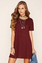 Forever21 Heathered Knit T-shirt Dress