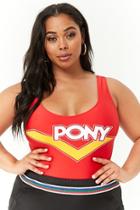 Forever21 Plus Size Pony One-piece Swimsuit