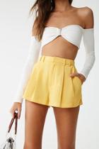 Forever21 Front Pleated Shorts