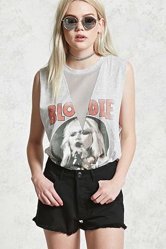 Forever21 Button-front Denim Shorts