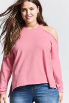 Forever21 Plus Size Open-shoulder Sweater