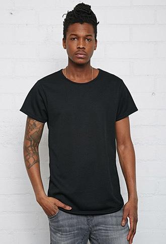 Forever21 Eptm. Longline Mesh Tee