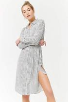 Forever21 Pinstripe Button-down Tunic