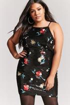 Forever21 Plus Size Embroidered Sequin Dress