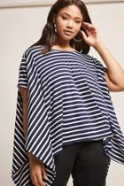 Forever21 Plus Size Striped Trapeze Top
