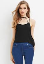 Forever21 Women's  Y-back Cami (black)