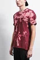 Forever21 Eptm. Bleach Dye Off Set Tee