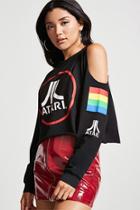 Forever21 Atari Open-shoulder Tee