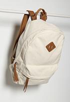 Forever21 Classic Canvas Backpack (cream)