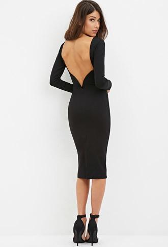 Forever21 V-back Bodycon Dress