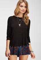 Forever21 Dropped-sleeve Top