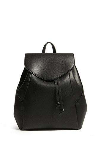 Forever21 Large Faux Leather Backpack