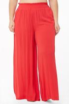 Forever21 Plus Size Gauze Wide-leg Pants