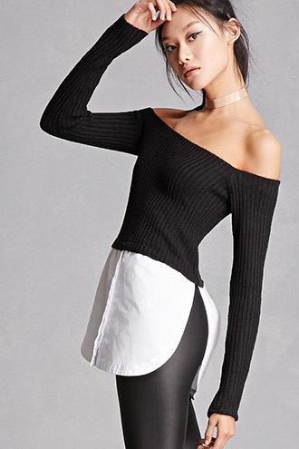 Forever21 Lush Off-the-shoulder Top
