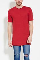 Forever21 Longline Vented Tee