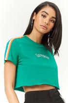 Forever21 Lovers Graphic Crop Top