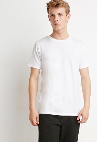 21 Men Men's  Classic Crew Neck Tee