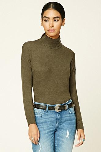 Forever21 Knit Turtleneck Sweater