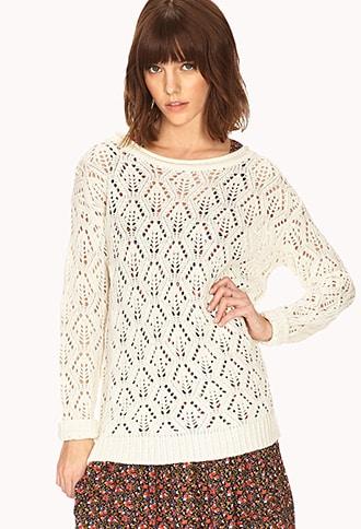 Forever21 Boho Babe Open-knit Sweater