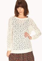 Forever21 Boho Babe Open-knit Sweater