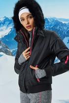 Forever21 Active Contrast Puffer Jacket