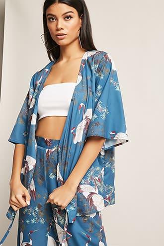 Forever21 Rd & Koko Floral Print Wrap Top
