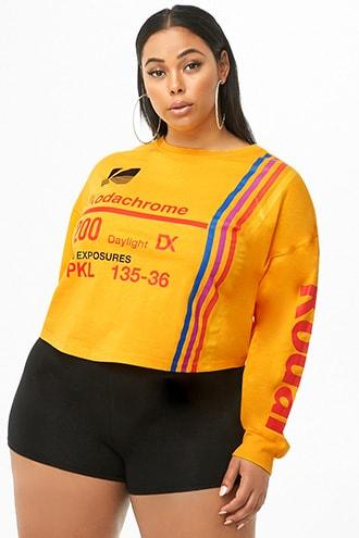 Forever21 Plus Size Kodak Graphic Top