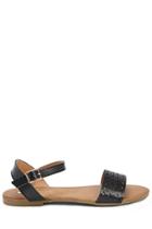 Forever21 Perforated Faux Leather Sandals