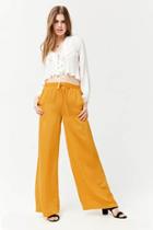 Forever21 Satiny Wide-leg Trousers
