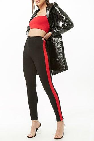 Forever21 High-rise Striped Pants