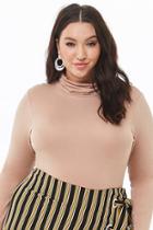 Forever21 Plus Size Knit Turtleneck Bodysuit