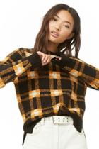 Forever21 Vented Plaid Sweater