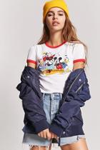 Forever21 Disney Character Graphic Ringer Tee