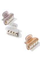 Forever21 Glitter Hair Claw Clip Set