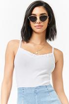 Forever21 Ribbed Ruffle Cami Top