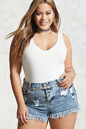 Forever21 Plus Size V-neck Tank Top