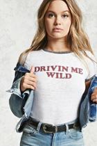 Forever21 Drivin Me Wild Graphic Tee