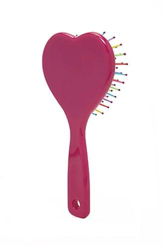 Forever21 Heart Shaped Mini Hair Brush