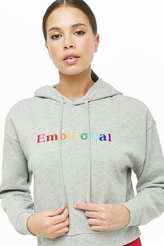 Forever21 Emotional Graphic Hoodie