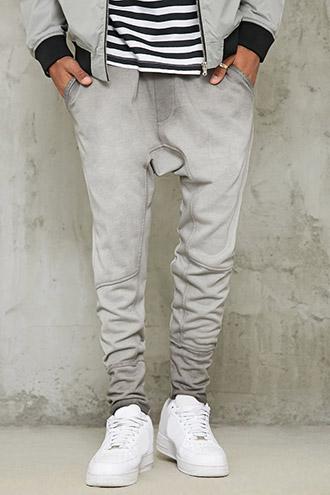 Forever21 Dip Dye Drop-crotch Sweatpants