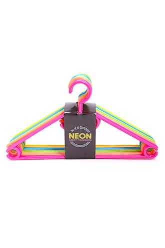 Forever21 Neon Coat Hanger Set