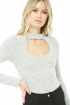 Forever21 Brushed Knit Cutout Top