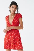 Forever21 Floral Print Button-down Dress