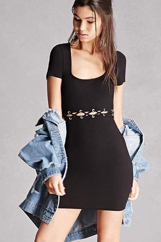 Forever21 Waist-slit Bodycon Dress
