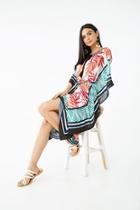 Forever21 Floral Print Kimono Maxi Dress