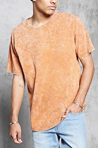 Forever21 Acid Wash Knit Tee