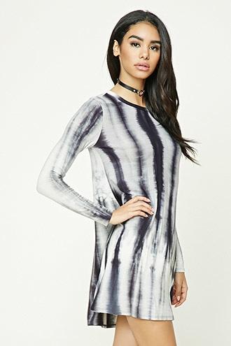 Forever21 Tie-dye Print Shift Dress