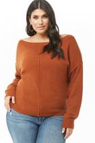 Forever21 Plus Size Reverse-seam Sweater