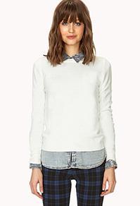 Forever21 Basic Crew Neck Sweater