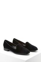 Forever21 Velvet Square-toe Loafers